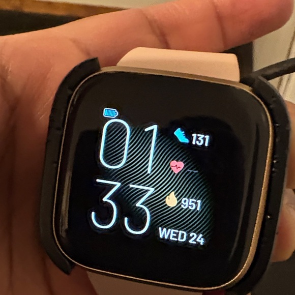 fitbit Other - Fitbit Smartwatch with Black and Tan Case